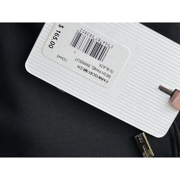 Ted Baker London Black Mesh Panel Halter one piece Swimsuit size 1 - Picture 6 of 10